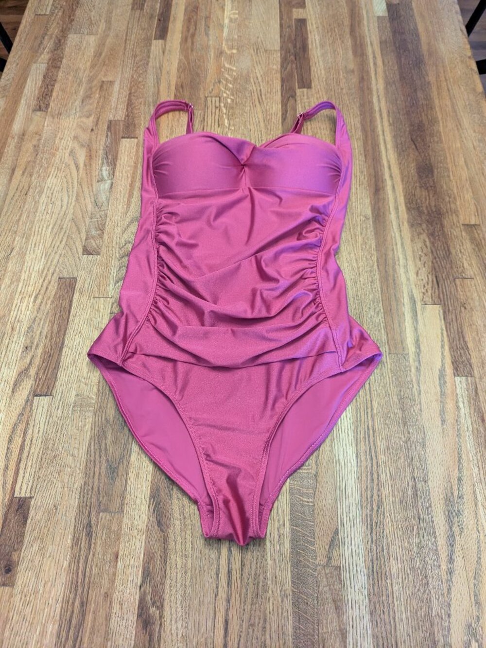 Very Sexy Fuchsia One Piece Bathing Suit Swim Nicole Miller Size L